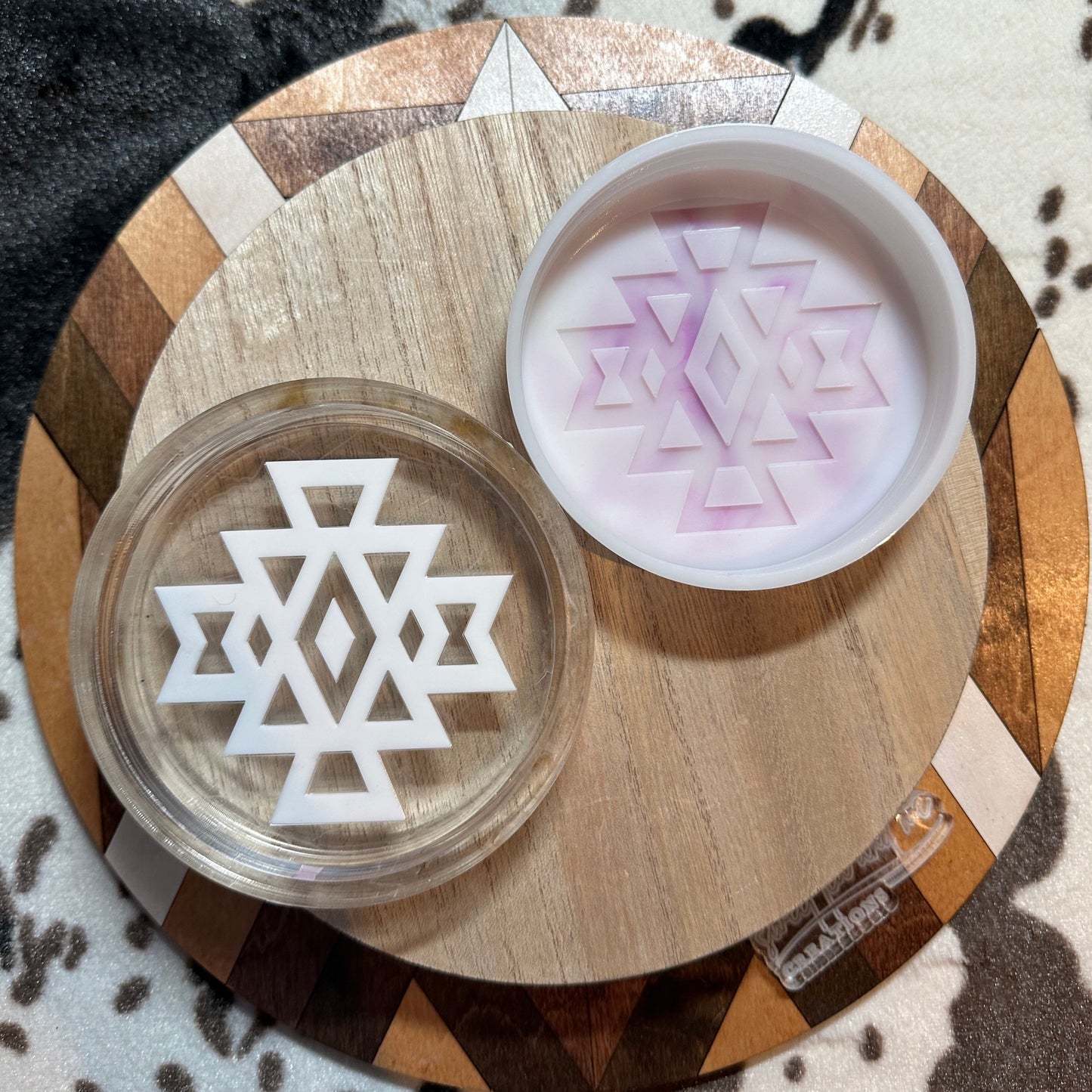 Aztec Circle Silicone Mold