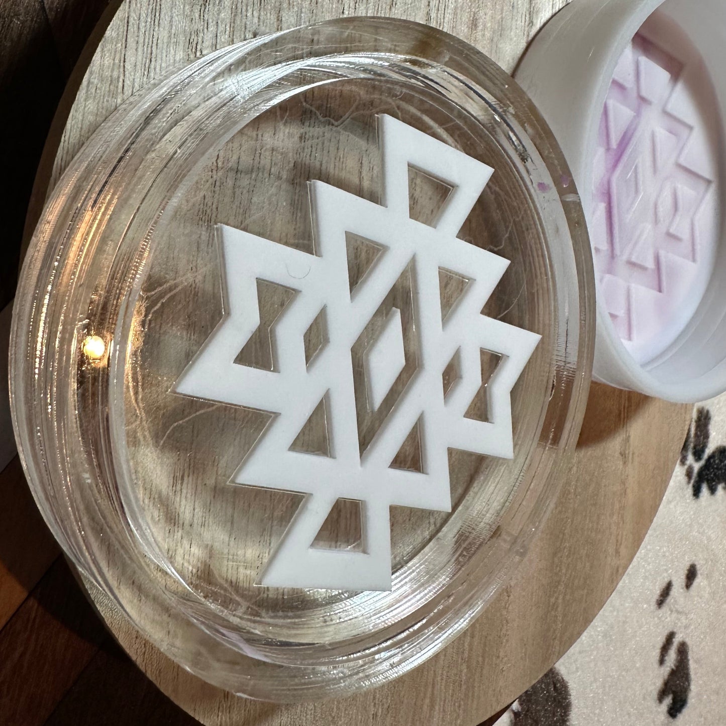 Aztec Circle Silicone Mold