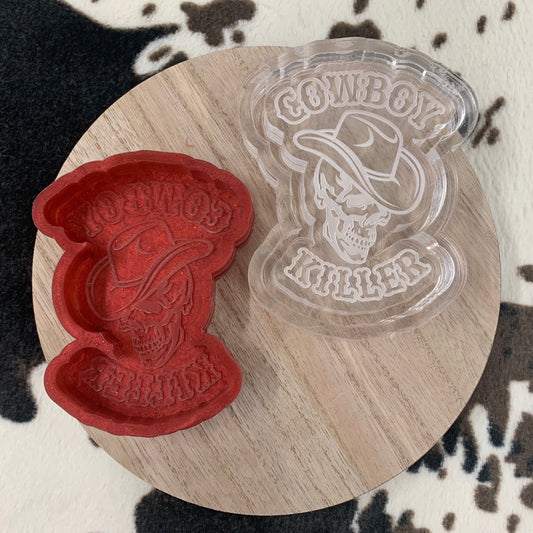 Cowboy Killer with Skull Silicone Mold