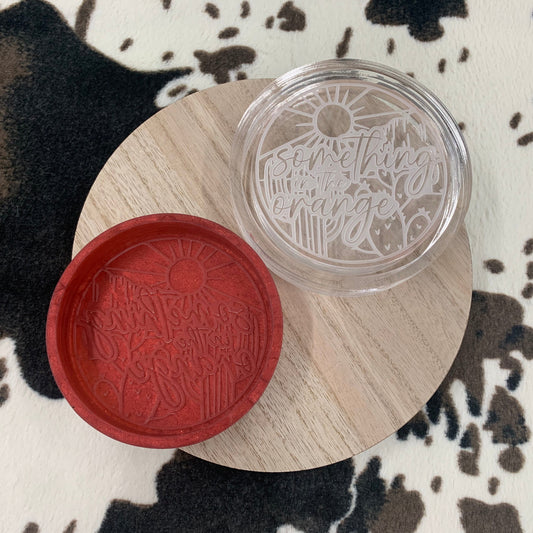 Something in the Orange Desert Scene Silicone Mold