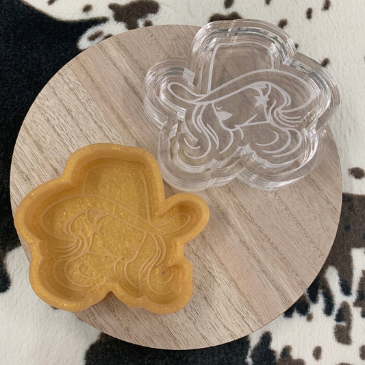 Cowgirl Glamour Headshot Silicone Mold
