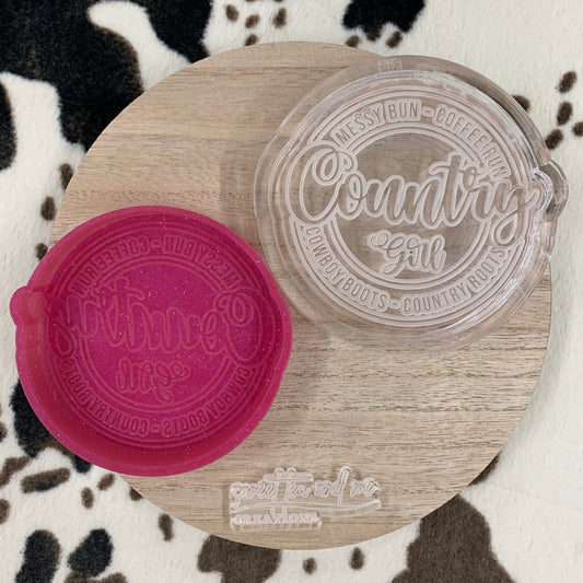 Country Girl Silicone Mold