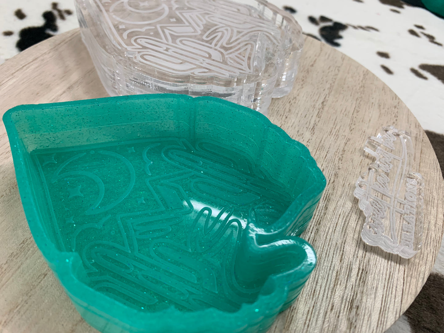 Desert Scene Teardrop Silicone Mold