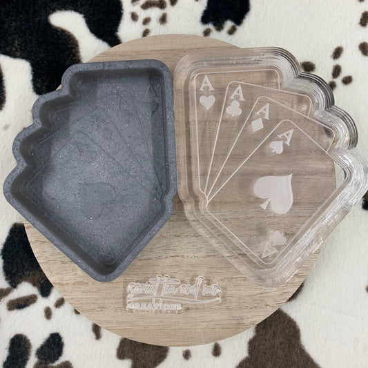 Four of a Kind Aces Silicone Mold